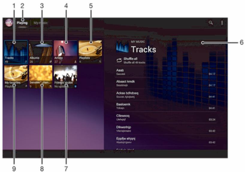 SONY XPERIA TABLET Z 16GO - Présentation de Ma musique - 1