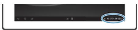 SONY XPERIA TABLET Z 16GO - États et notifications - 1