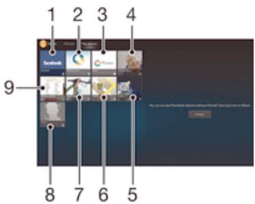 SONY XPERIA TABLET Z 16GO - Présentation de l'onglet Mes albums - 1