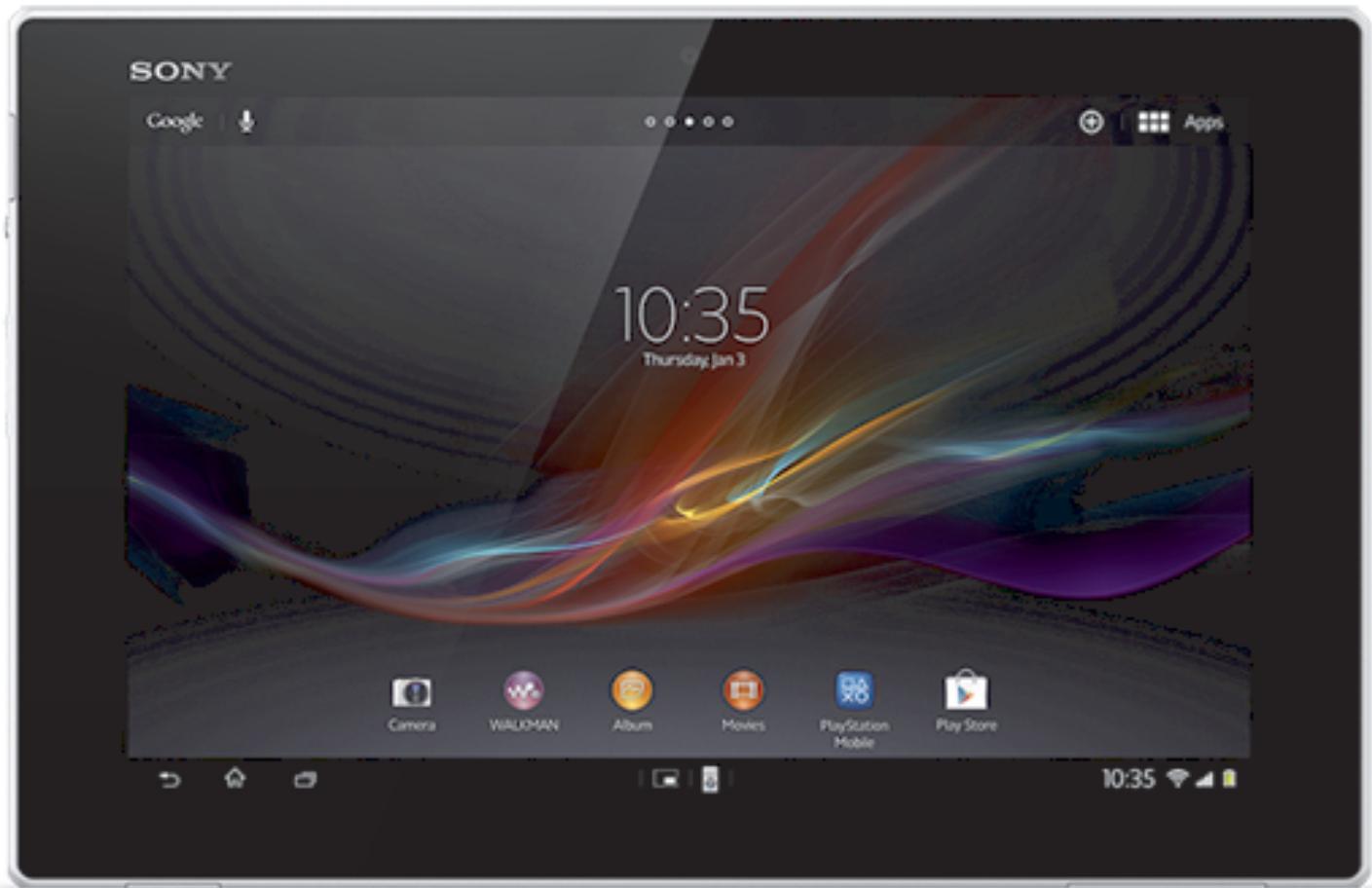 SONY XPERIA TABLET Z 16GO - Xperia™ Tablet Z Guide de l'utilisateur - 1