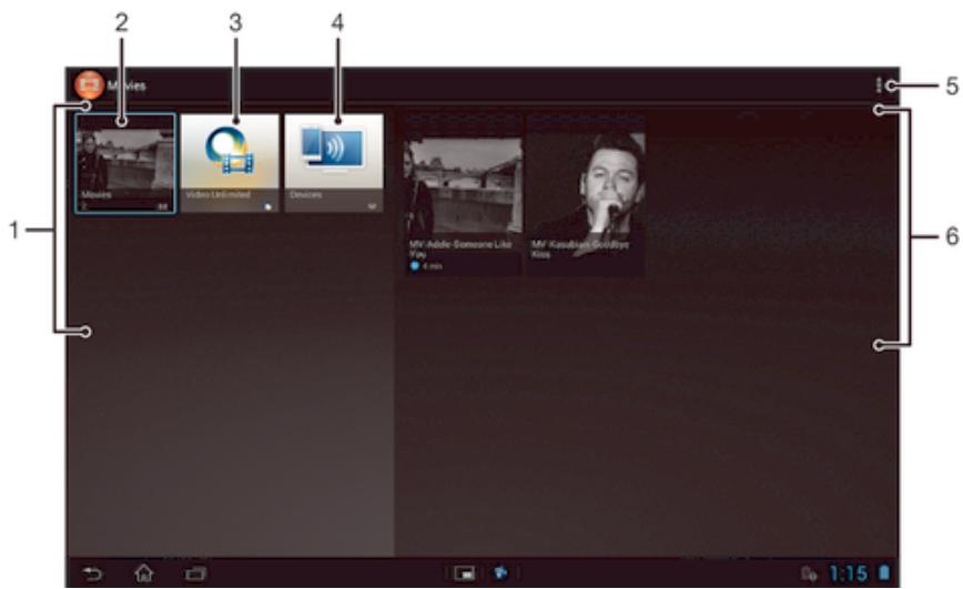 SONY XPERIA TABLET Z 16GO - Présentation de Films - 1