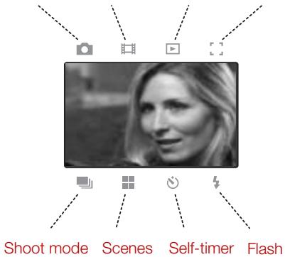 SONY C902 - Camera icons and settings - 1