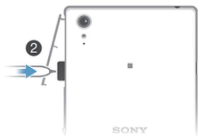 SONY PRS-T3 - Pour insérer une carte mémoire - 2
