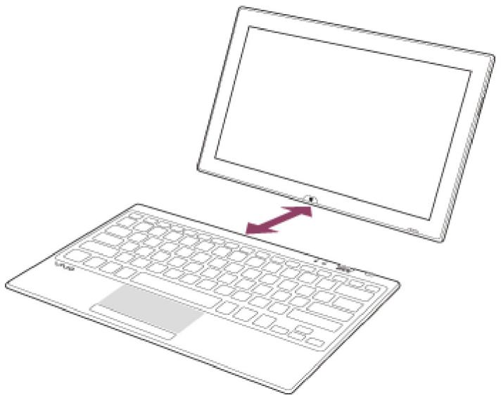 SONY VAIO TAP 11 - Environnement d'utilisation du clavier - 1