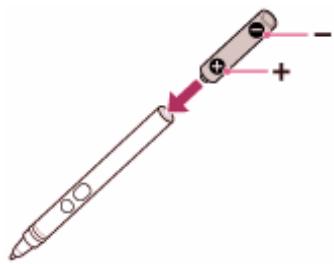 SONY VAIO TAP 11 - Remplacement de la pile du stylo (modèles équipés d'un Stylet de numérisation) - 2