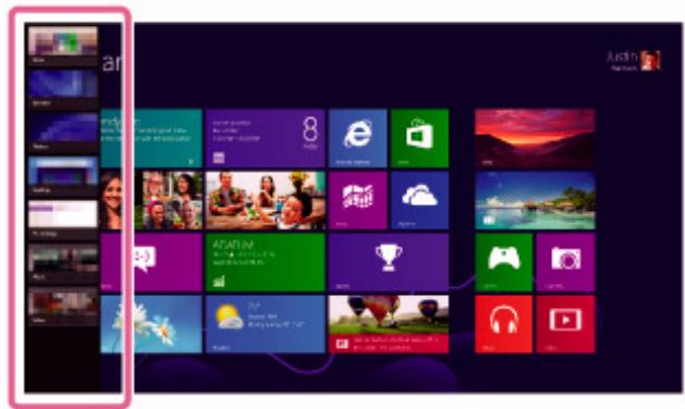 SONY VAIO TAP 11 - Affichage des applications en cours d'exécution - 1