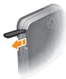 SONY W205 - Turning on the phone - 1