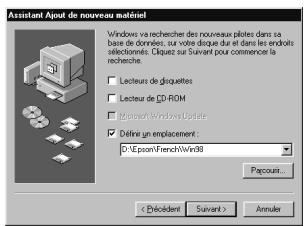 EPSON PHOTOPC 2100Z - Installation du pilote USB - 4