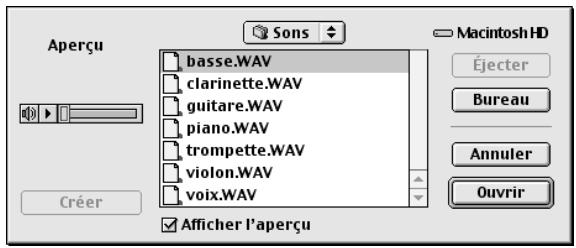 EPSON PHOTOPC 2100Z - Chargement de fichiers sonores depuis votre Macintosh - 3