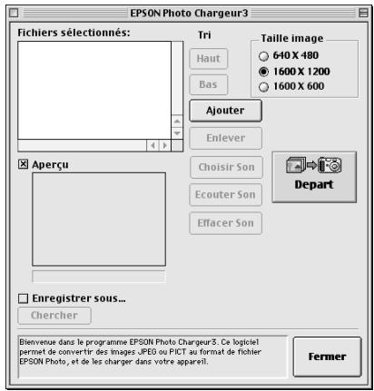 EPSON PHOTOPC 3000Z - Chargement d'images depuis votre macintosh - 1