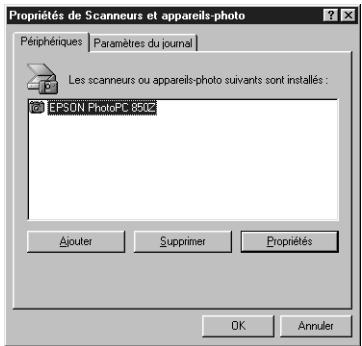 EPSON PHOTOPC 3000Z - Paramétrage de la fonction d'ouverture d'application depuis le déclencheur (Windows 98/USB) - 1