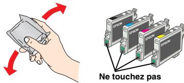 EPSON STYLUS CX6600 - Installation des cartouches d'encre - 2
