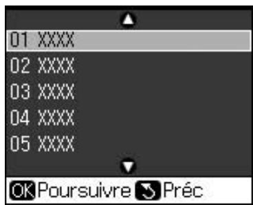 EPSON STYLUS CX9300F - Suppression d'une entrée de la liste de numérotation rapide - 1