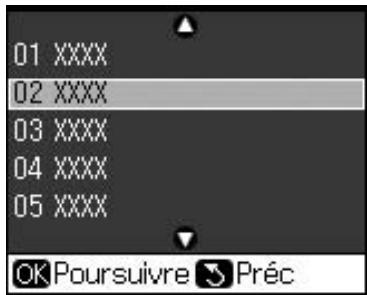 EPSON STYLUS CX9300F - Numérotation rapide d'un numéro de télecopieur - 2
