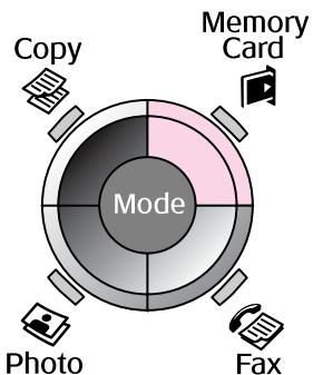 EPSON STYLUS DX9400F - Mode carte mémoire - 1