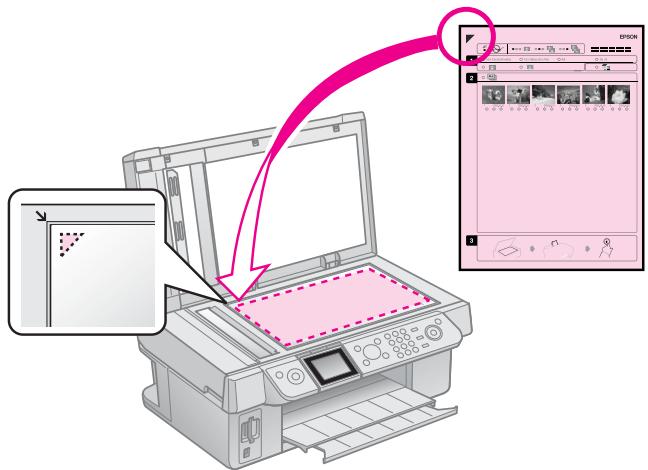 EPSON STYLUS DX9400F - Numérisation de la feuille d'index et impression des photos sélectionnées - 1