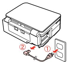 EPSON STYLUS OFFICE SX525WD - Préc. lors de la manip. des cart. d'encre - 1
