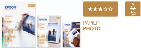 EPSON STYLUS SX525WD - PAPIERS RECOMMANDES - 1