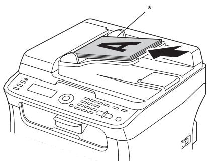 EPSON ACULASER CX16 - Chargement d'un document dans le chargeur ADF (AcuLaser CX16NF uniquement) - 1
