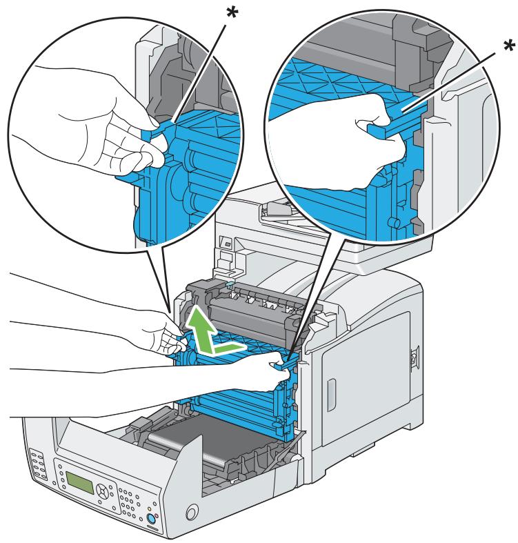 EPSON ACULASER CX29DNF - Nettoyage de l'intérieur de l'imprimante - 5