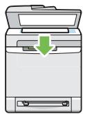 EPSON ACULASER CX29DNF - Réalisation de copies à partir de la vitre d'exposition (numérisation à partir de la vitre d'exposition) - 1