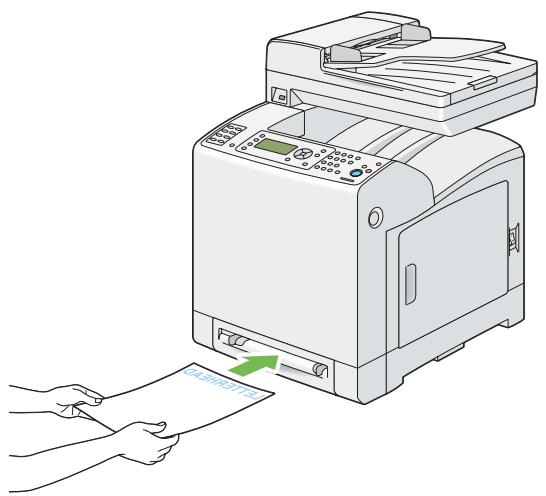 EPSON ACULASER CX29DNF - Chargement de supports d'impression dans le chargeur feuille à feuille (SSF) - 2