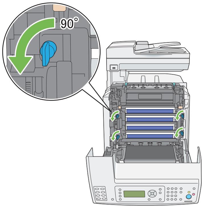 EPSON ACULASER CX29DNF - Retrait du module photorécepteur - 4