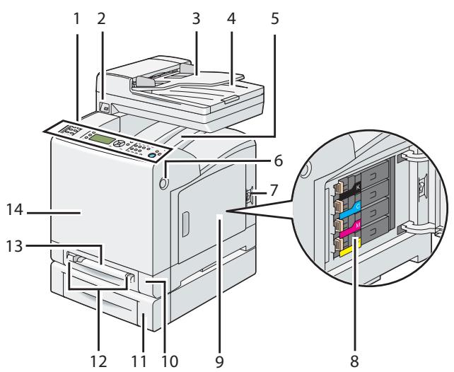 EPSON ACULASER CX29DNF - Vue avant - 1