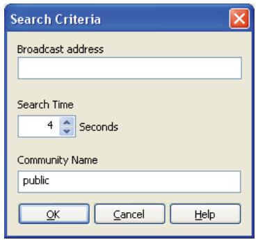 EPSON ACULASER CX29DNF - Boîte de dialogue search criteria (critères de recherche) (windows uniquement) - 1