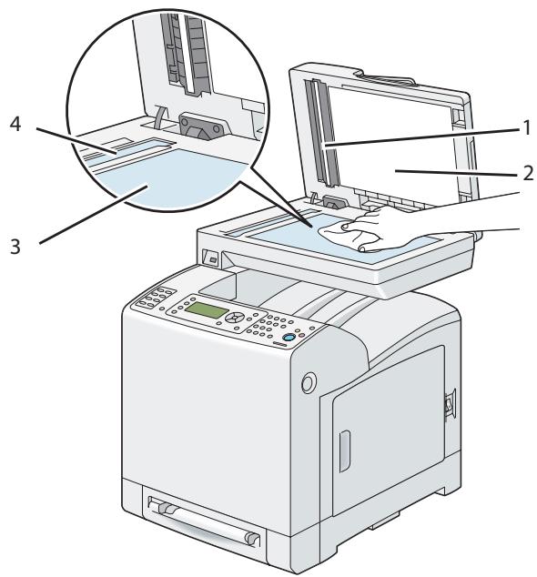 EPSON ACULASER CX29DNF - Nettoyage du scanner - 2