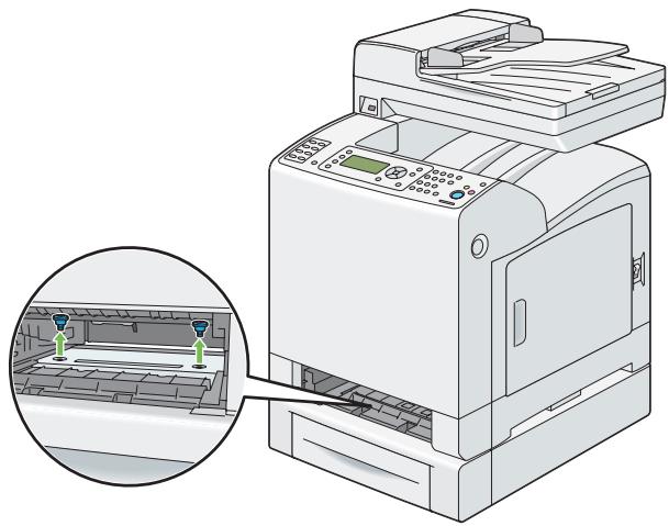 EPSON ACULASER CX29DNF - Retrait de l'unité papier de 250 feuilles en option - 4
