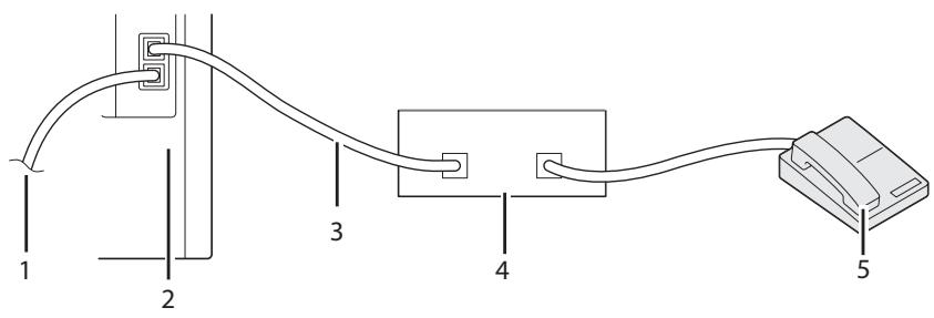 EPSON ACULASER CX29DNF - Utilisation d'un répondeur - 1