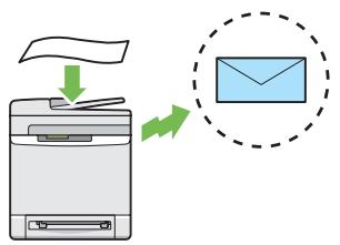 EPSON ACULASER CX29DNF - Envoi d'un courriel avec l'image numérique (scan to e-mail) - 1