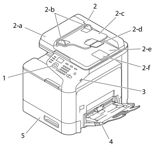 EPSON ACULASER CX37DN - Vue avant - 1