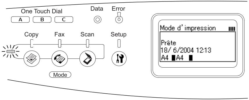 EPSON ACULASER CX11NF - Mode d'impression - 1