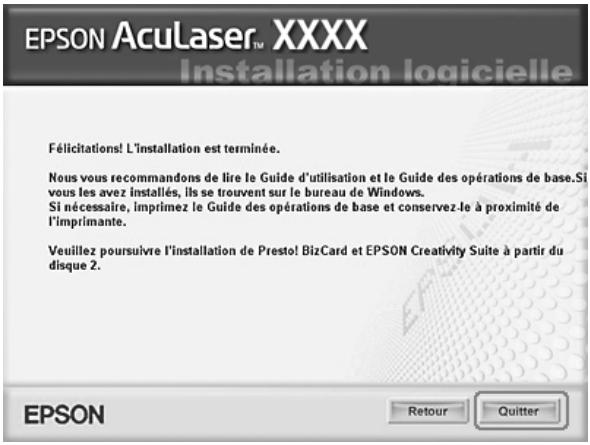 EPSON ACULASER CX11NF - Remarque : - 4