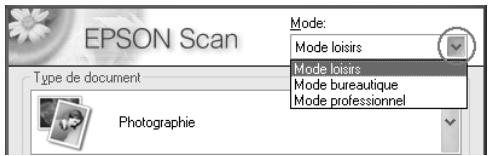 EPSON ACULASER CX11NF - Modification du mode de numérisation - 1
