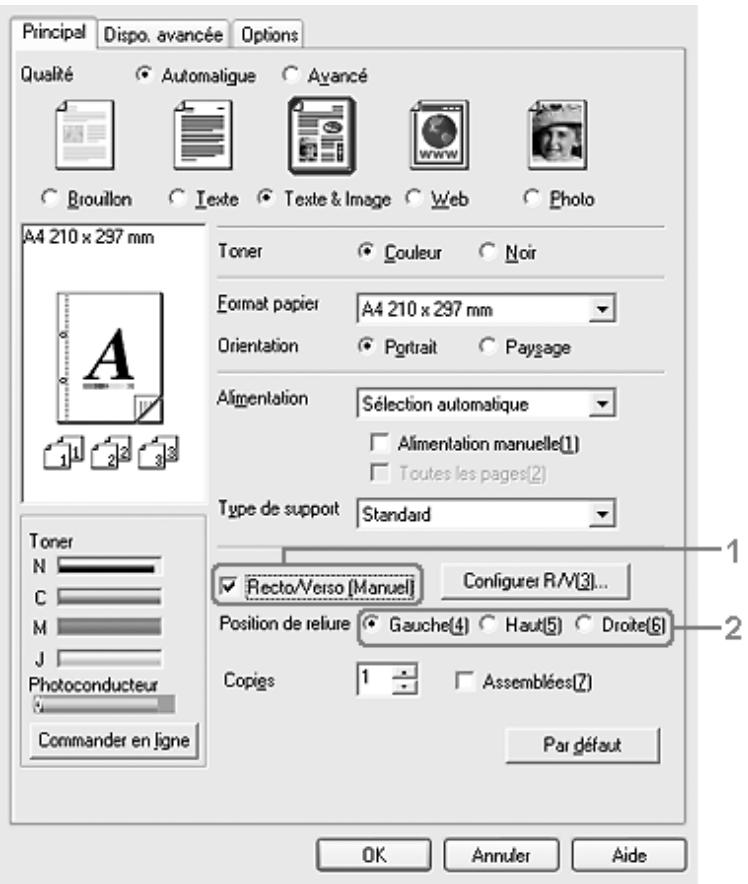 EPSON ACULASER CX11NF - Remarque : - 1