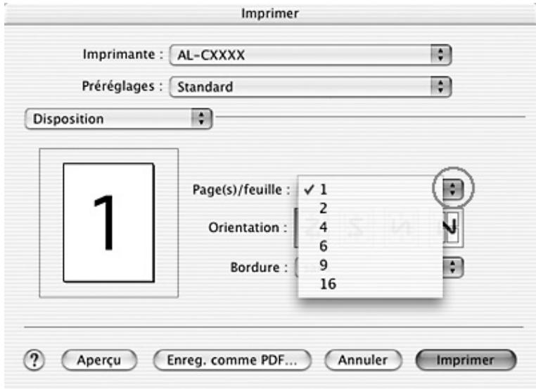 EPSON ACULASER CX11NF - Modification de l'organisation d'une impression - 1