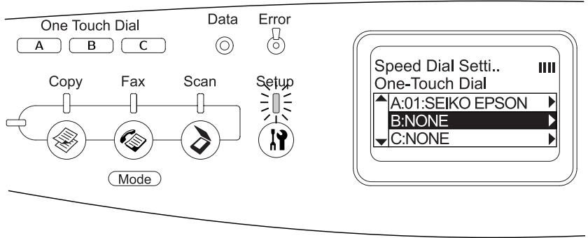 EPSON ACULASER CX11NF - Pour la numérotation à une touche - 1