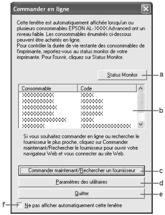 EPSON ACULASER CX11NF - Remarque : - 1