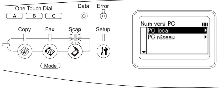 EPSON ACULASER CX11NF - Mode de numérisation - 1