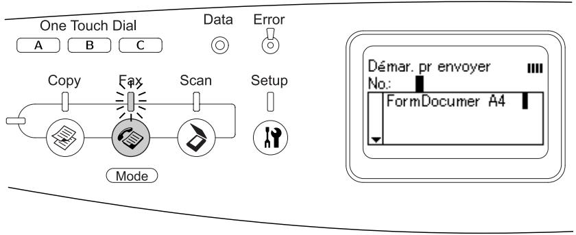 EPSON ACULASER CX11NF - Mode de télécopie (modèle télécopieur uniquement) - 1