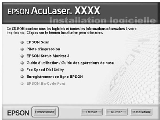 EPSON ACULASER CX11NF - Remarque : - 1