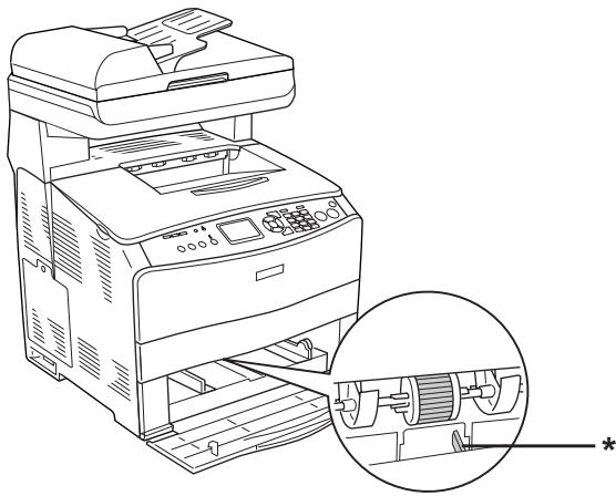EPSON ACULASER CX11NF - Nettoyage du rouleau du capteur - 2