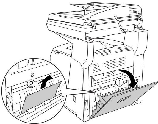 EPSON ACULASER CX11NF - Lorsque des transparents sont coincés dans le bac BM - 2