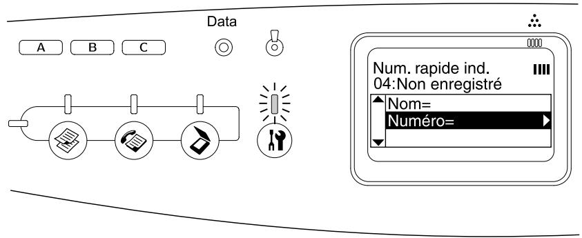 EPSON ACULASER CX21NF, ACULASER CX21NFC - Pour la numérotation rapide - 2