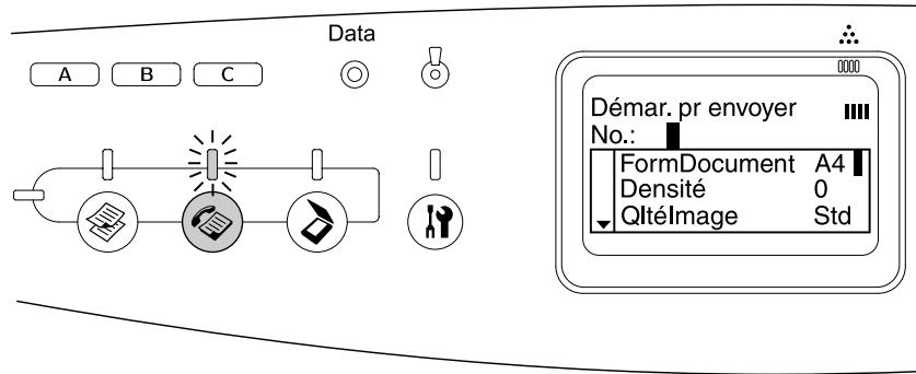 EPSON ACULASER CX21NF, ACULASER CX21NFC - Mode de télécopie (modèle télécopieur uniquement) - 1