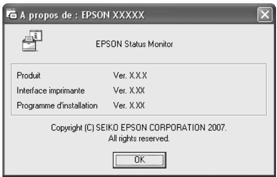 EPSON ACULASER CX21NF, ACULASER CX21NFC - Informations relatives à EPSON status monitor - 1