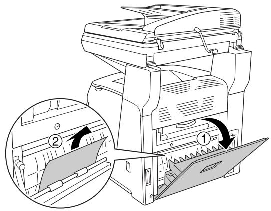 EPSON ACULASER CX21NF, ACULASER CX21NFC - Lorsque des transparents sont coincés dans le bac BM - 2